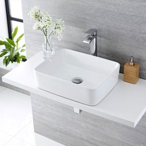 florence square counter top basin 390x390