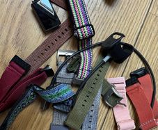 FitBit 4 with several straps