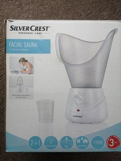 Silvercrest facial sauna