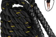 Jump Rope, Weighted Jump Rope for Fitness, Heavy Exercise Jumping Ropes, Adult Skipping Rope for Men Women Improve Strength, Building Muscle, Home Workout Equipment