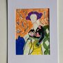 Original art Figurative artwork contemporary Irish Art abstract painting Image 2