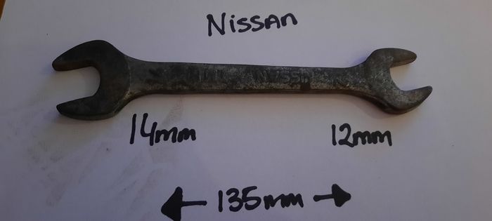 Vintage Old Nissan Spanner