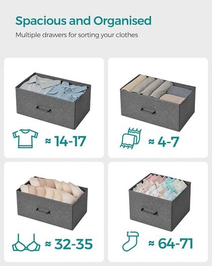 Industrial design with 7 drawers (Slate grey anthracite) FREE P&P