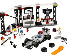 Lego Speed Champions 75911: McLaren Mercedes PitStop (2015) 100% Complete (NO BOX)