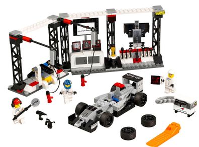 Lego Speed Champions 75911: McLaren Mercedes PitStop (2015) 100% Complete (NO BOX)