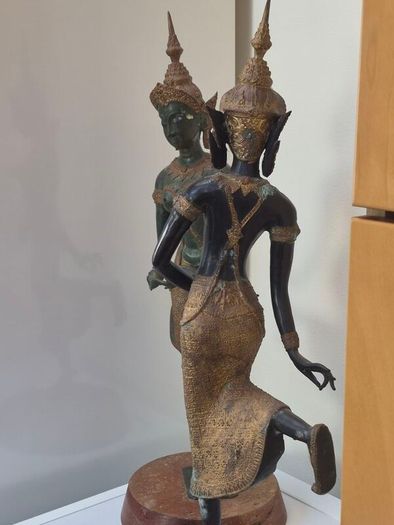 Vintage Thai Bronze Sculpture