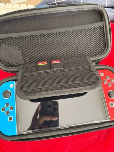 Nintendo Switch OLED Mint Condition Full Bundle (Like New)