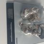Art Deco sterling silver 154g cruet salt pepper set 1911 1914 Image 9
