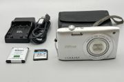 Nikon Coolpix S3300 16MP Digital Camera Silver - Full Kit