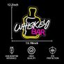 LED Neon  Whiskey Bar Wall Sign USB Powered Decorative Light  USB Powered Image 3
