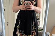 Needle &amp; Thread Black Embellished Minid Dress UK10
