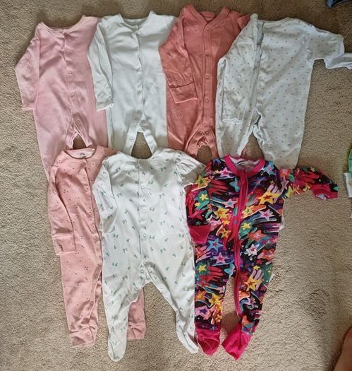 3-6 months baby girl bundle x 57 items