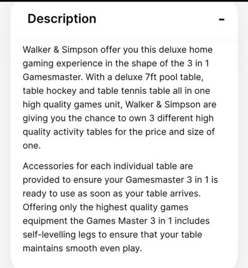 pool table