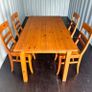 Dining solid wood chairs in pine Image 2