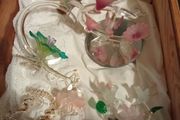 hand blown crystal figurines