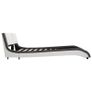 Bed Frame with LED Grey and White Faux Leather 135x190 cm Image 5