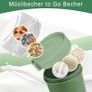 Brand New IWTTWY cereal cup to go, yogurt cup to go large 760ml 230ml with dressing container, Image 3