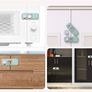 Child Safety Cupboard Locks, Security Latch for Children&Baby, Baby Proof Lock for Kitchen Cupboard Bedroom Cabinet Small Doors, Self Adhesive Type, Eco-Friendly ABS Material for Baby Proofing Image 2