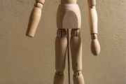 Vintage Adjustable Artists Wooden Mannequin