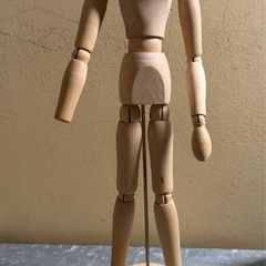 Vintage Adjustable Artists Wooden Mannequin