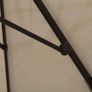 3M Roma Umbrella Sun Shade Cantilever Hanging Parasol w/ Cross Base Hand Crank Aluminium Frame 360 Rotation - Beige Image 8