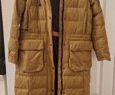 Super Dry full length ladies coat - size 12