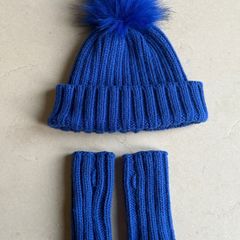 Brand New River Island Hat & Mitts Set