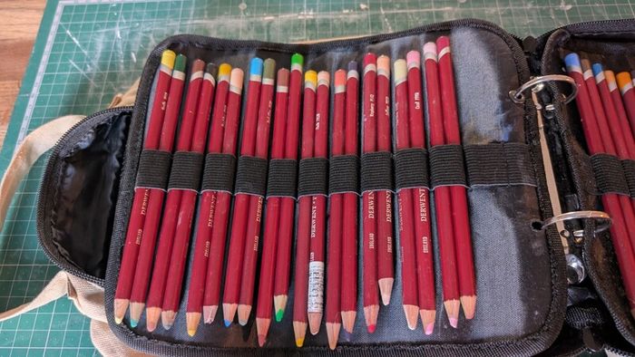 Used art supplies