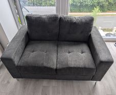 Millie 2 Seater Sofa - Grey Chenille