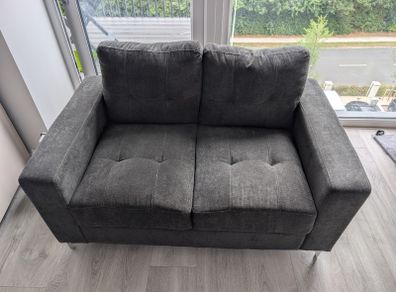 Millie 2 Seater Sofa - Grey Chenille
