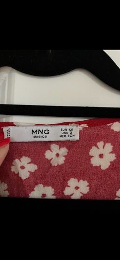 Mango floral mini dress