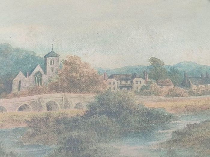 W.W Gill 19th century watercolour