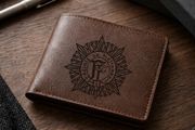 Laser Engraved Irish Defence Forces Wallet
