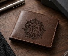 Laser Engraved Irish Defence Forces Wallet