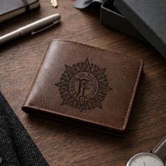 Laser Engraved Irish Defence Forces Wallet