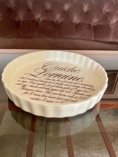 Vintage T.G. GREEN CHURCH GRESLEY England Quiche Lorraine Pie Oven Dish