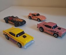 Vintage 1970's Mattel Hot Wheels Cars x4