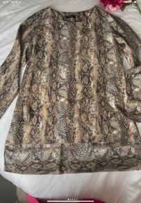 tunic top savida animal print tunic top size 12