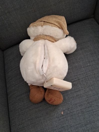 Christmas musical soft toy.