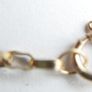 Vintage Solid 9K Gold Tennis Id Nameplate Link   Bracelet length 7,5" - 2,2g Image 10