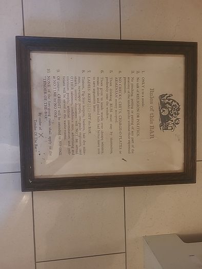 Bar Rules Print