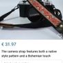 Handmade Camera Strap Image 5