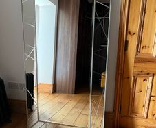 Large mirror 90cm wide x 170cm high