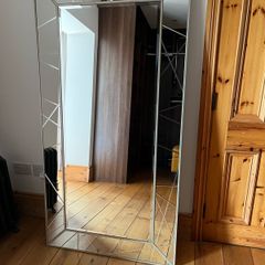 Large mirror 90cm wide x 170cm high