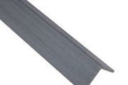 26mm Exterior Composite Wall Panel Edge Piece Grey 290x6x6cm