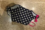 Girls polkadot swimsuit. Age 3