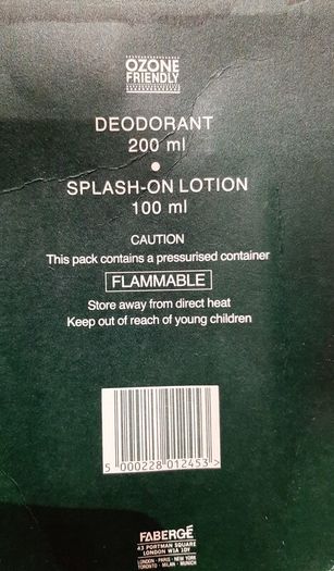 collectable Brut new splash on lotion and deodorant spray