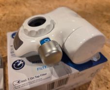 On-tap Brita water filter with usage LED indicator