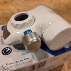On-tap Brita water filter with usage LED indicator