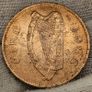 Ireland 1966 1d Penny Uncirculated Red Lustrous Nicer Image 2